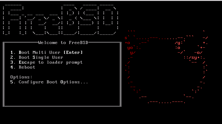 FreeBSD boot screen